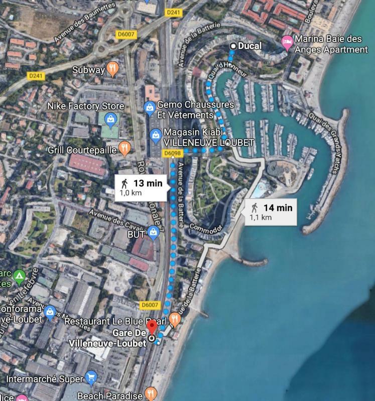شقة Dream French Riviera - Fame Marina Baie Des Anges فينوف لوبيه المظهر الخارجي الصورة