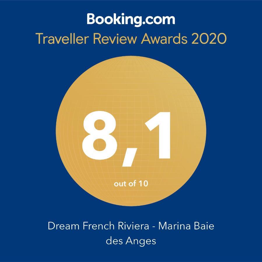 شقة Dream French Riviera - Fame Marina Baie Des Anges فينوف لوبيه المظهر الخارجي الصورة